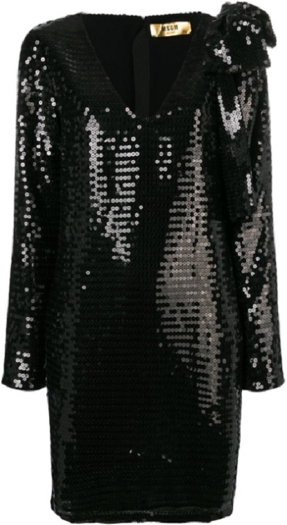 MSGM sequin embellished dress