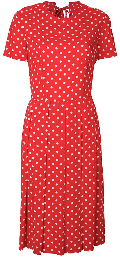 COMME DES GARÇONS VINTAGE polka dots pleated dress