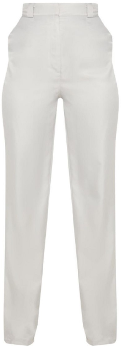 LIGHT GREY STRAIGHT LEG WOVEN PANTS