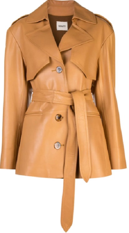 KHAITE belted trench coat