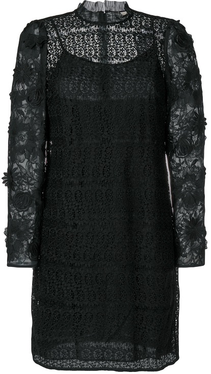 MICHAEL MICHAEL KORS floral mesh lace dress