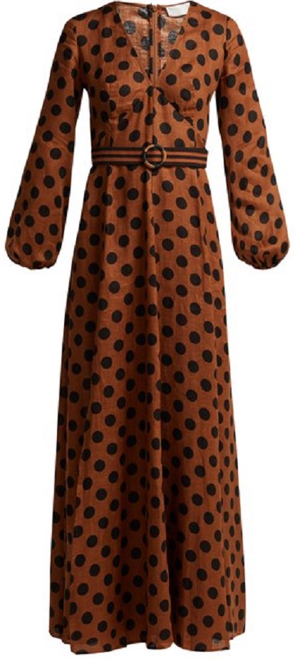 zimmermann juno split long dress