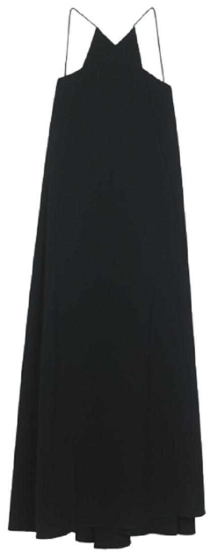 victoria beckham wrap front dress